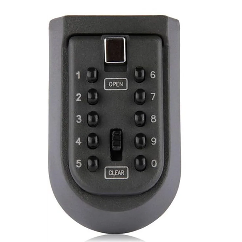 【USB-Cケーブル】屋内屋外キーロックボックスプッシュボタンコンビネーションウォールマウントセキュリティキー安全保管