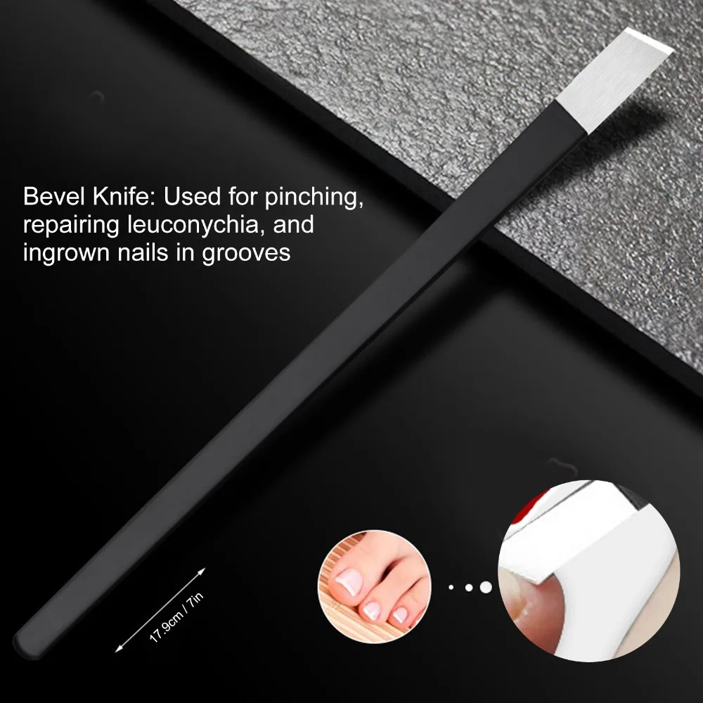 

7PCS Stainless Steel Pedicure Knife Set Pedicure Callus Shaver With Storage Pack Ingrown Toenail Kit Foot Pedicure Kit Salon Use