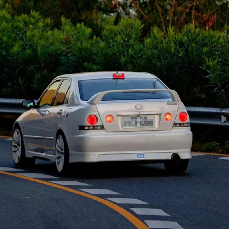 Car Rear Spoiler Wings For 1998 -- 2002 Lexus IS200 Altezza Rear Trunk Lip Spoiler ABS Plastic Black Tuning Body Kit Accessories