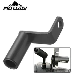 Aluminum Alloy Motorcycle Bicycle Phone Holder Handlebar Stand Bike Phone Stand Rearview Mirror Mount Extender Bracket Clamp
