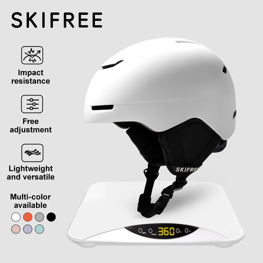 

Лыжный шлем SKIFREE-S2 Zhufeng, легкий корпус из ПК, амортизирующая вставка EPS, регулируемая 3D посадка, азиатская форма, съёмные наушники