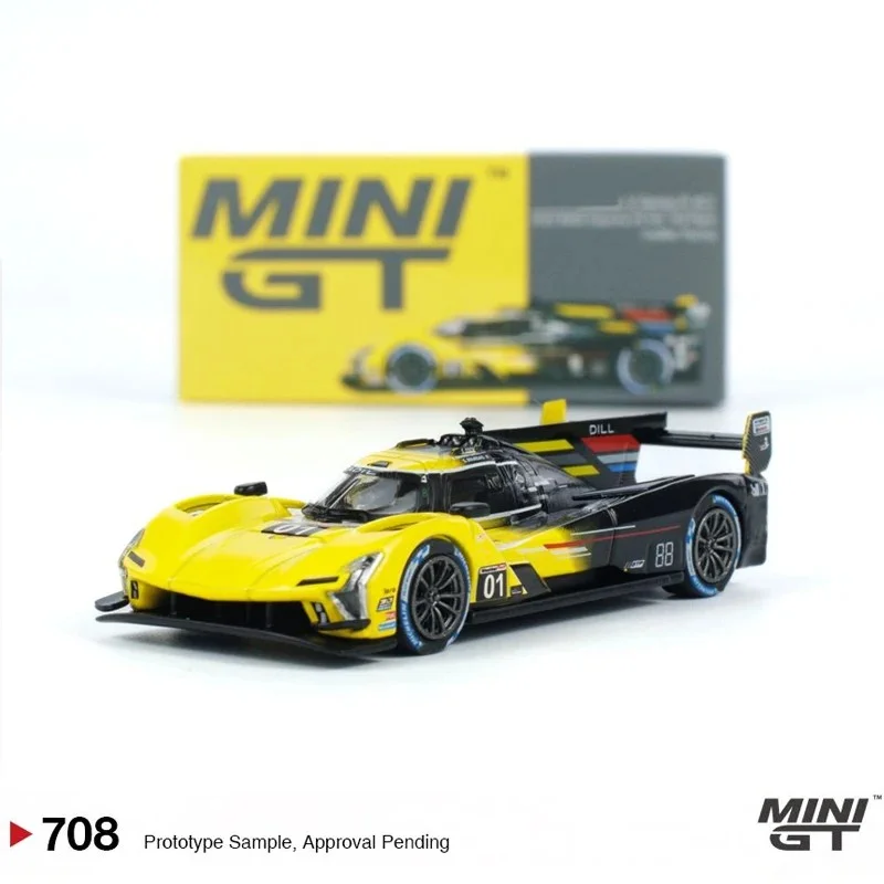 

MINIGT 1:64 Cadillac V-Series.R Cadillac Racing 2023 IMSA Daytona 24 Hrs 3rd Place Alloy Model Car Collection Toy Birthday Gift