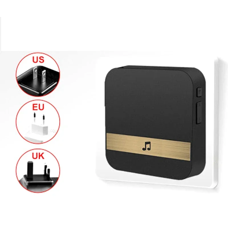 1PCS Wireless WiFi ประตู Chime Bell AC 110-220V สมาร์ทในร่ม US EU UK AU Plug XSH App สำหรับ EKEN V5 V6 V7 M3