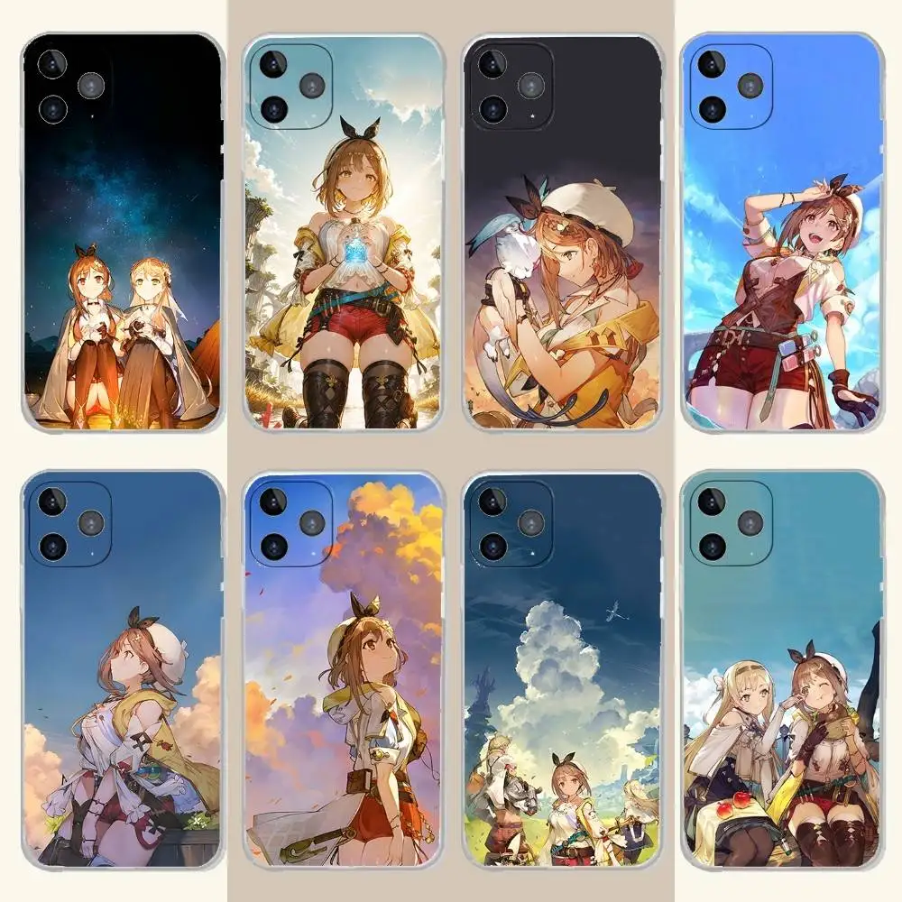 

Game A-Atelier Ryza Phone Case For iPhone 16,15,14,13,12,11 Plus,Pro,Max,XR,XS,Plus,E,SE4,Mini Transparent Soft Cover