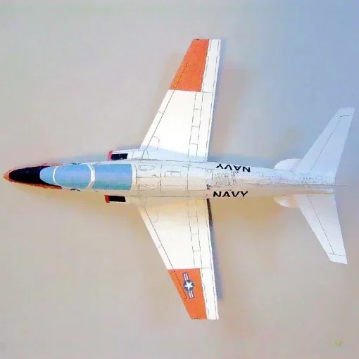 Американский T45 тренер гошак Боевая битва своими руками бумажная модель самолета оригами бумажное искусство