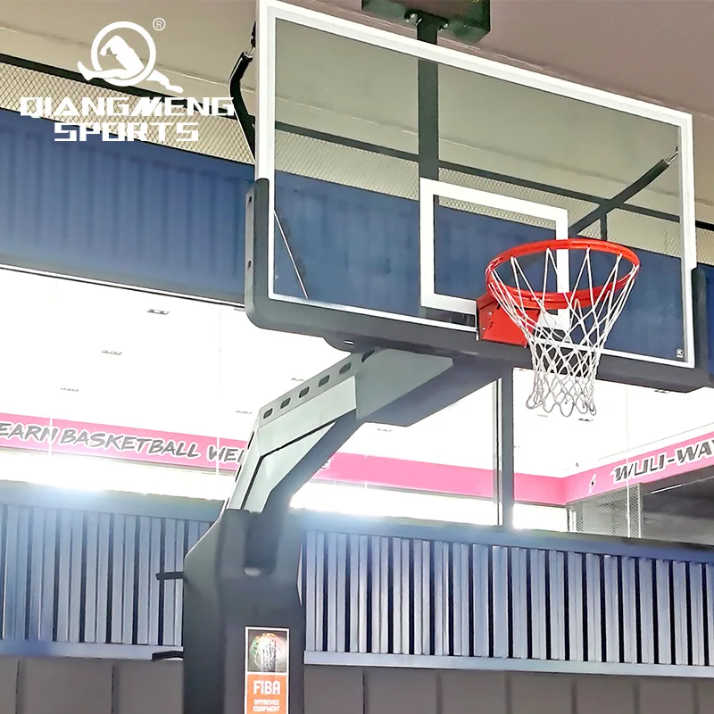 Professional Basketball Equipment Competition Level Inground Basketball Stand 10 Ft FIBA Approved Basketball Hoop