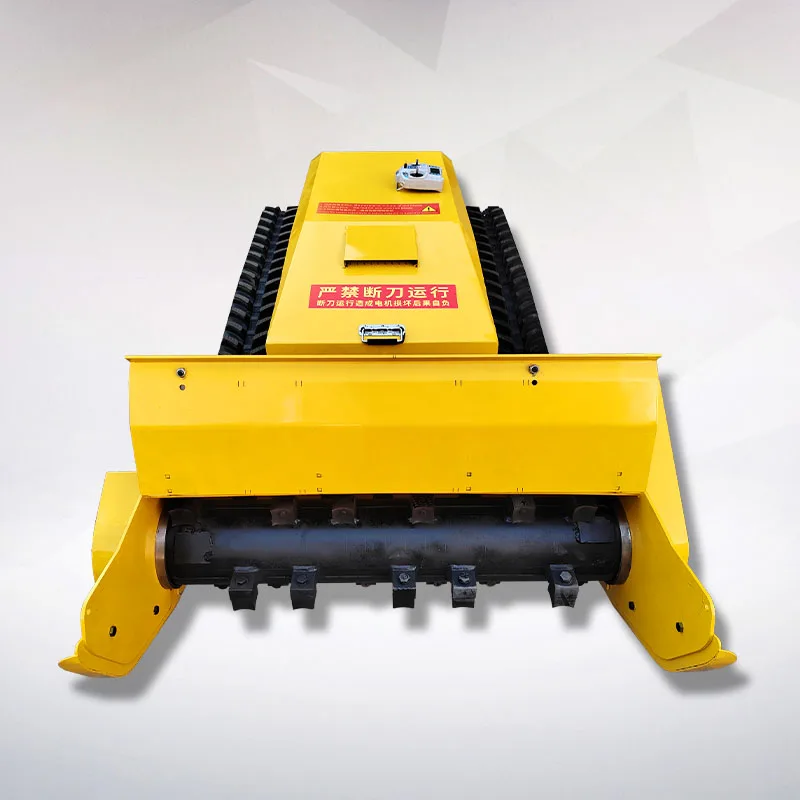 

【Hot】Fast Cutting Smooth Cutting Mini Crawler Automatic Lawn Mower All Terrain Cutting Land Reclamation Mower with Remote Contro