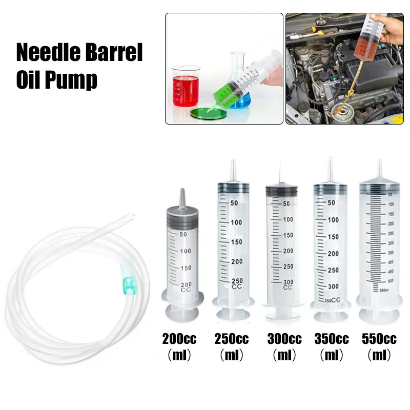 Reusable Large Capacity Syringes Pump Measuring Pet Feeding Pump Liquid Filling Hard Tube 200ml, 250ml,300ml,350ml,550ml