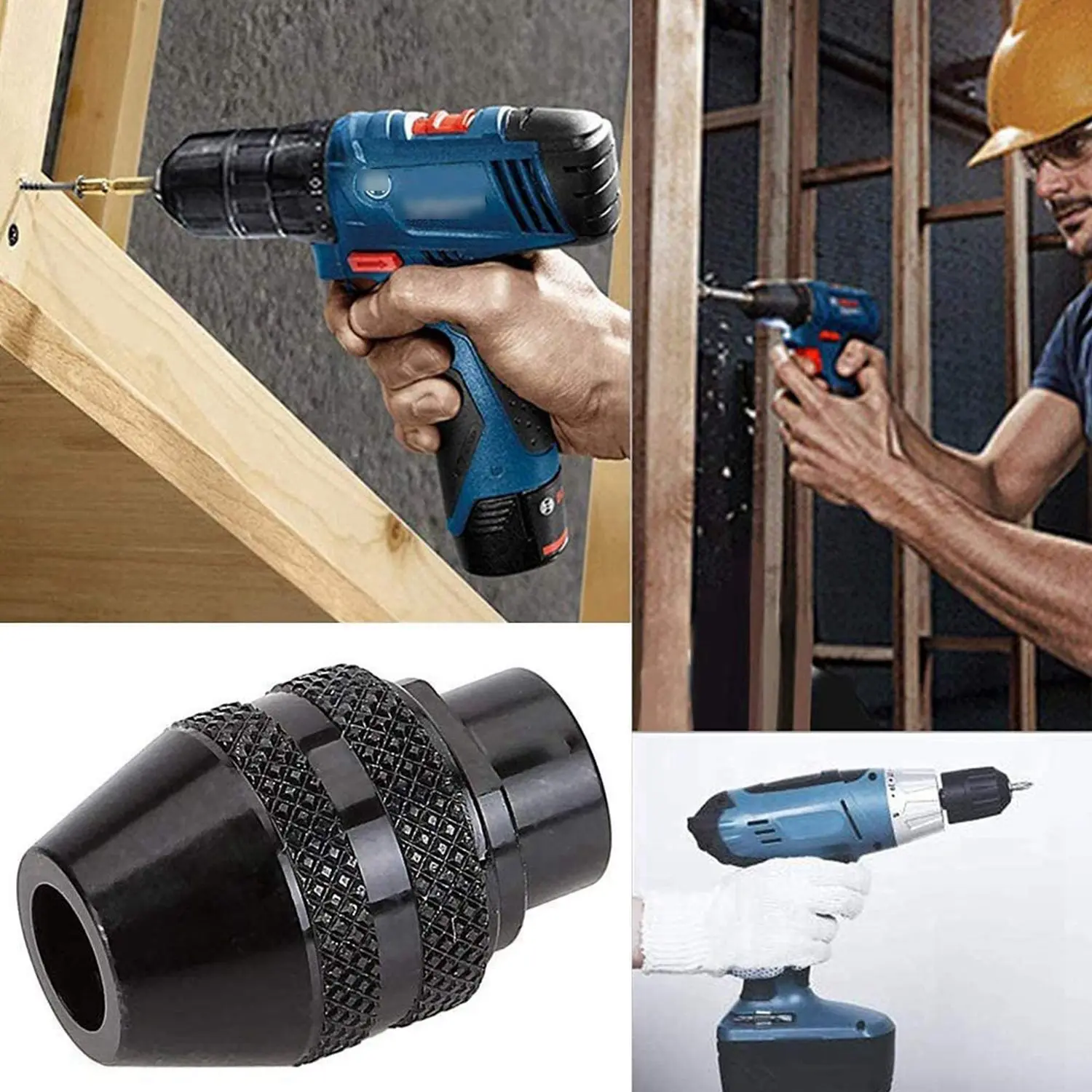 Discos de corte de A53Q-31Pcs para rueda de corte de diamante rotativa Dremel con 4 Uds. Portabrocas sin llave de cambio rápido 0,4-3,2 Mm