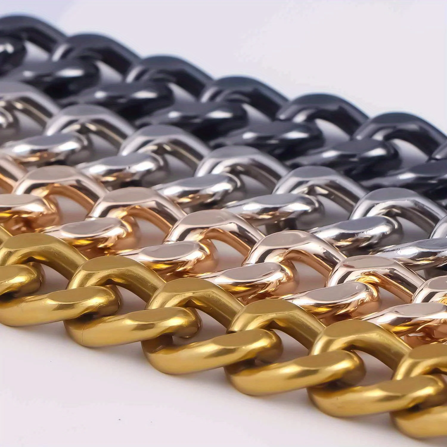 حزام سلسلة حقيبة معدنية من الألومنيوم ، مقبض ، حقيبة يد كتف ، ديي ، سلاسل بديلة ، أجزاء حقيبة ، ملحقات #3