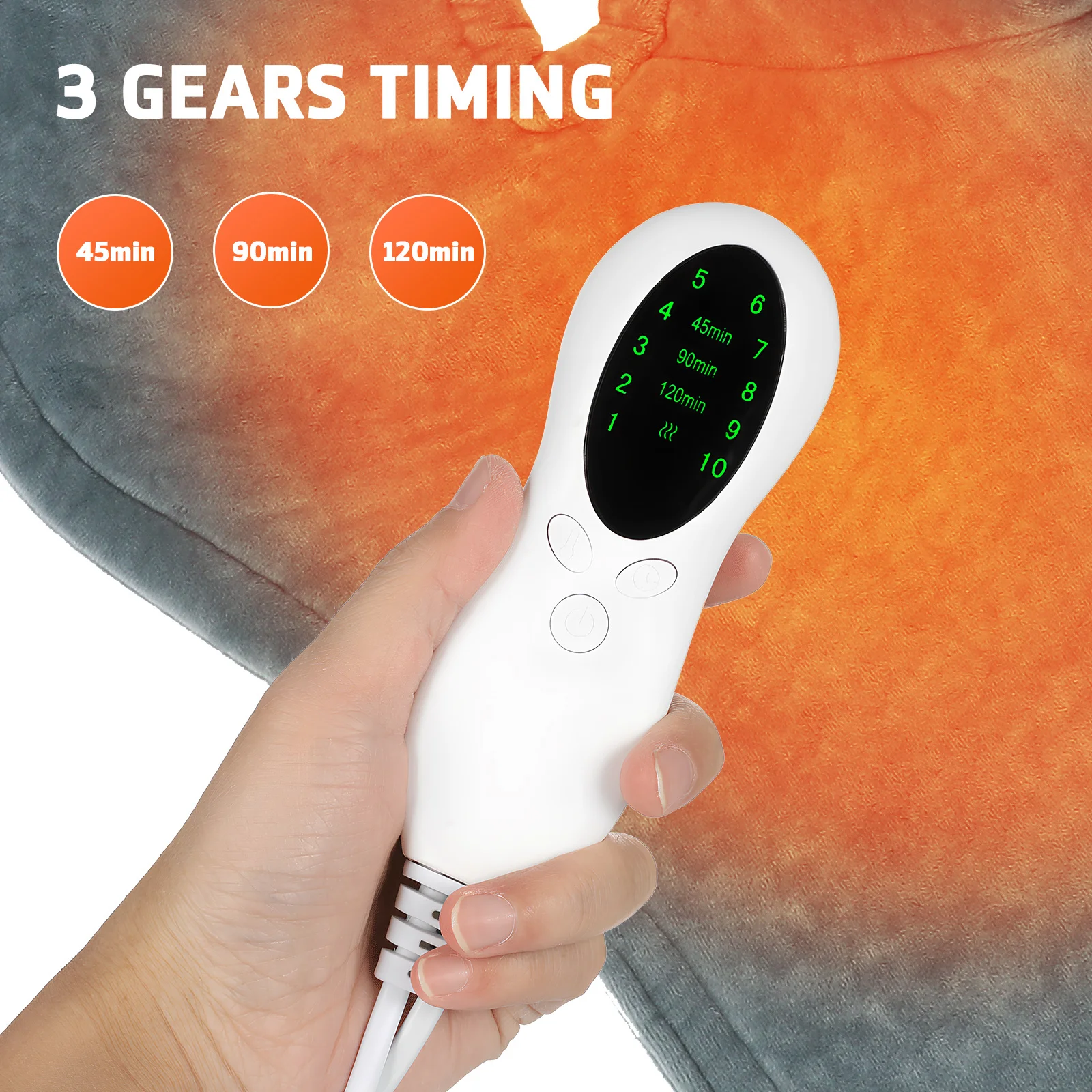 

Electric Heated Shawl Neck Back Shoulder Heating Pad Heated Blanket Au Heating Lightweight Heat Pad