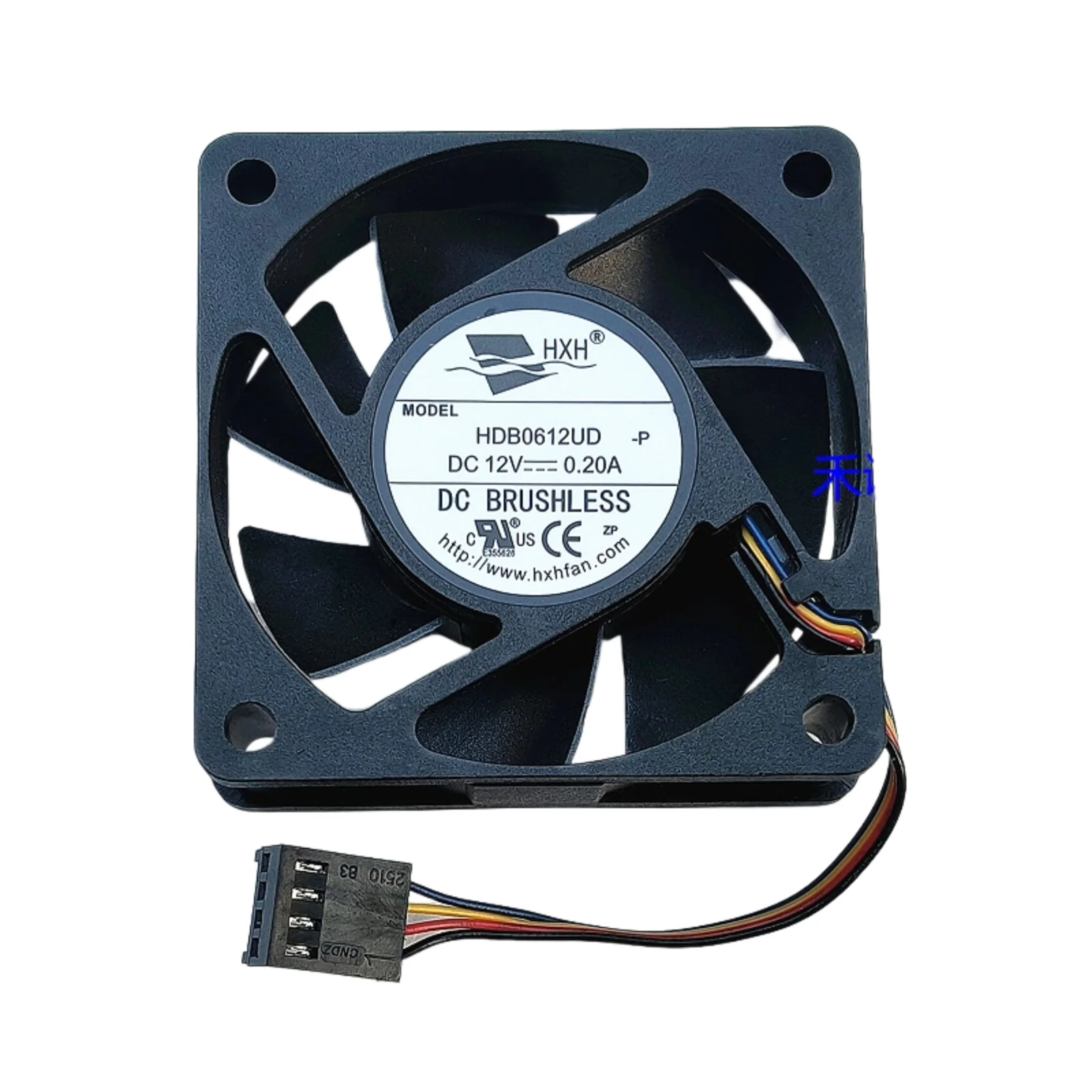 

For HXH HDB0612UD 6015 6cm Dual Ball Bearing Fan 12V 0.20A 4-Wire PWM Speed Control High Performance Cooling Fan