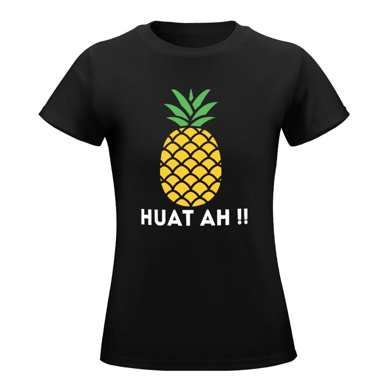 Singlish - Huat Ah (Good Wealth) T-Shirt customs animal print shirt for girls tees Womens clothing