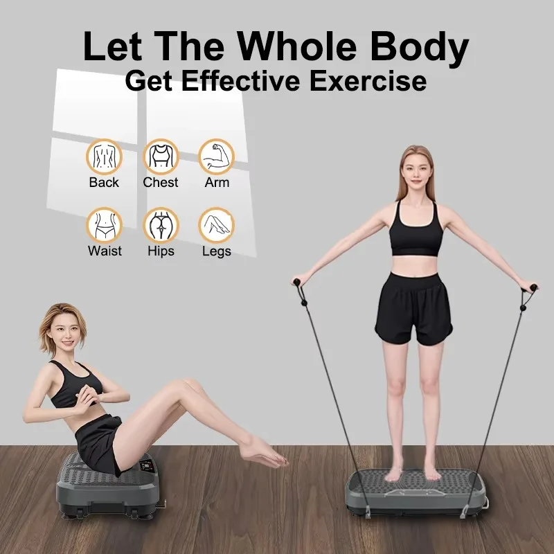 جهاز تحكم عن بعد محمول متحرك قابل للتعديل اتجاه الاهتزاز لوحة الاهتزاز اللياقة البدنية للمنزل وصول جديد #1