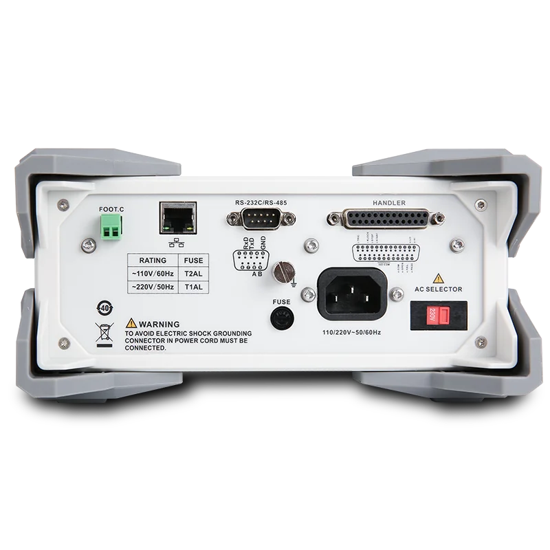 Probador de resistencia de aislamiento de escritorio UT5583, Detector de fugas de corriente, medidor de ohmios de 10kΩ-10TΩ, Monitor en tiempo Real con RS232