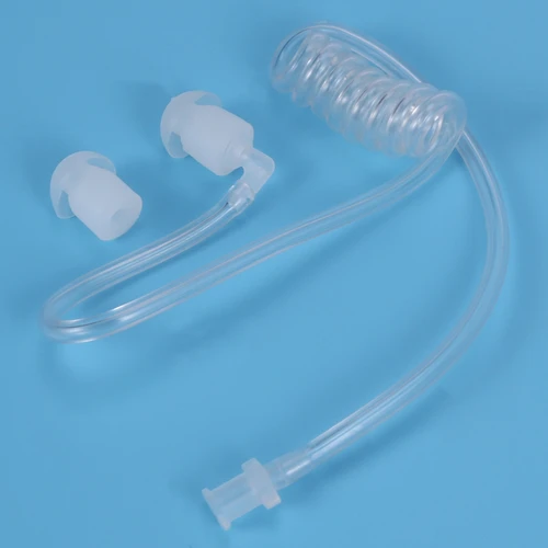 Imagen 2 del producto 6X accesorios para auriculares bobina transparente tubo de aire acústico tapón para los oídos para Radio bidireccional Walkie Talkie auricular
