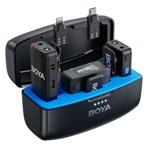 BOYA BOYAMIC 전문가용 무선 라발리에 라펠 마이크, 아이폰, 안드로이드 카메라, 유튜브 스트리밍, 레코드 인터뷰, 브이로그