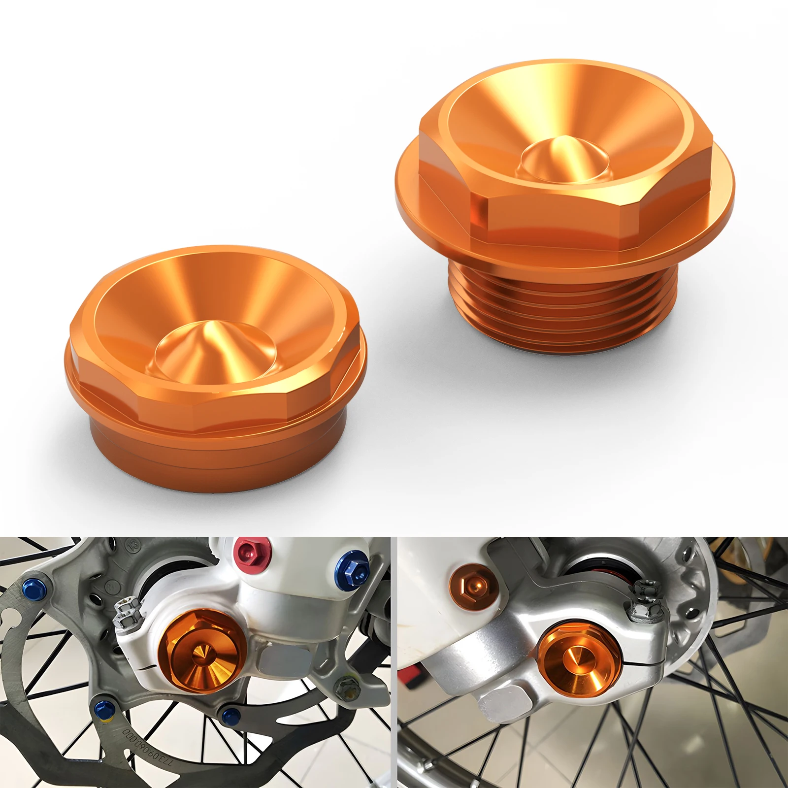 

For KTM EXC 300 EXCF XCW XCFW 125 250 300 350 400 450 500 530 2003-2015 XC XCF SX SXF 2003-2014 Front Wheel Axle Lock Nut Screw