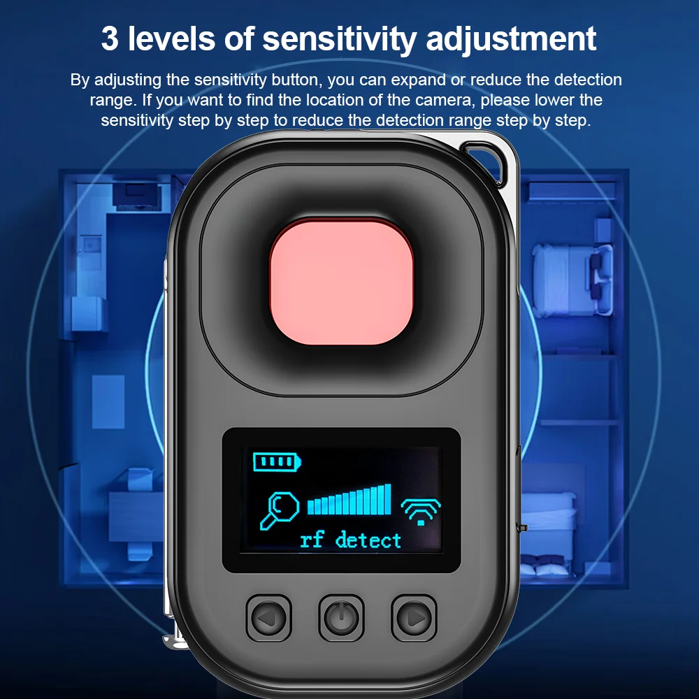 

Upgraded Multi-functional Anti-Eavesdropping Infrared Detector Hidden Camera GPS Eavesdropping Device Listening Device Locator