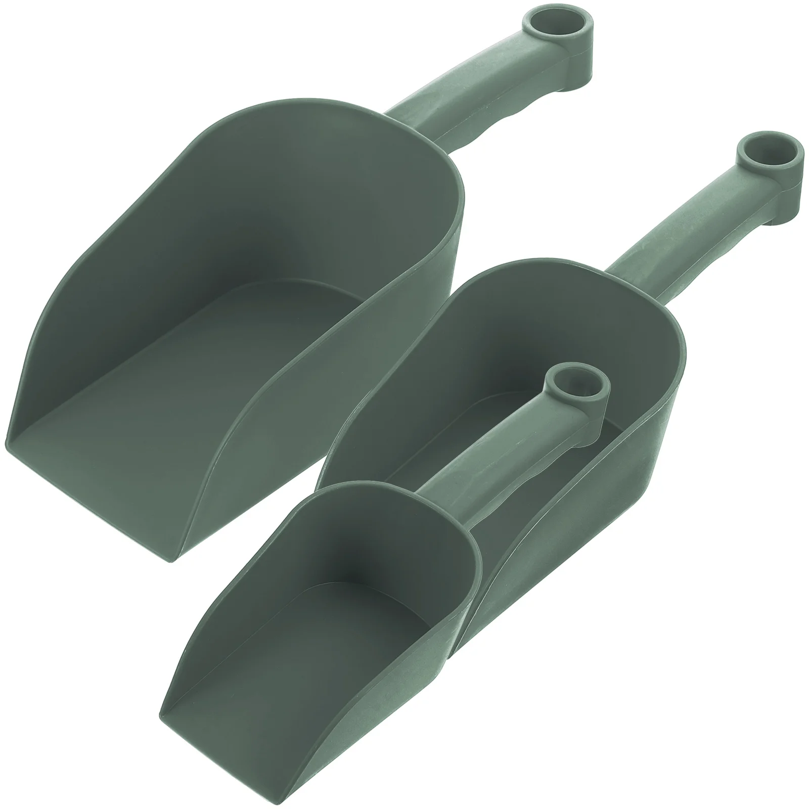 3 pezzi pala da giardinaggio pala a mano paletta per piantare il terreno strumenti di plastica durevole leggero scavo perfetto diserbo trapianto