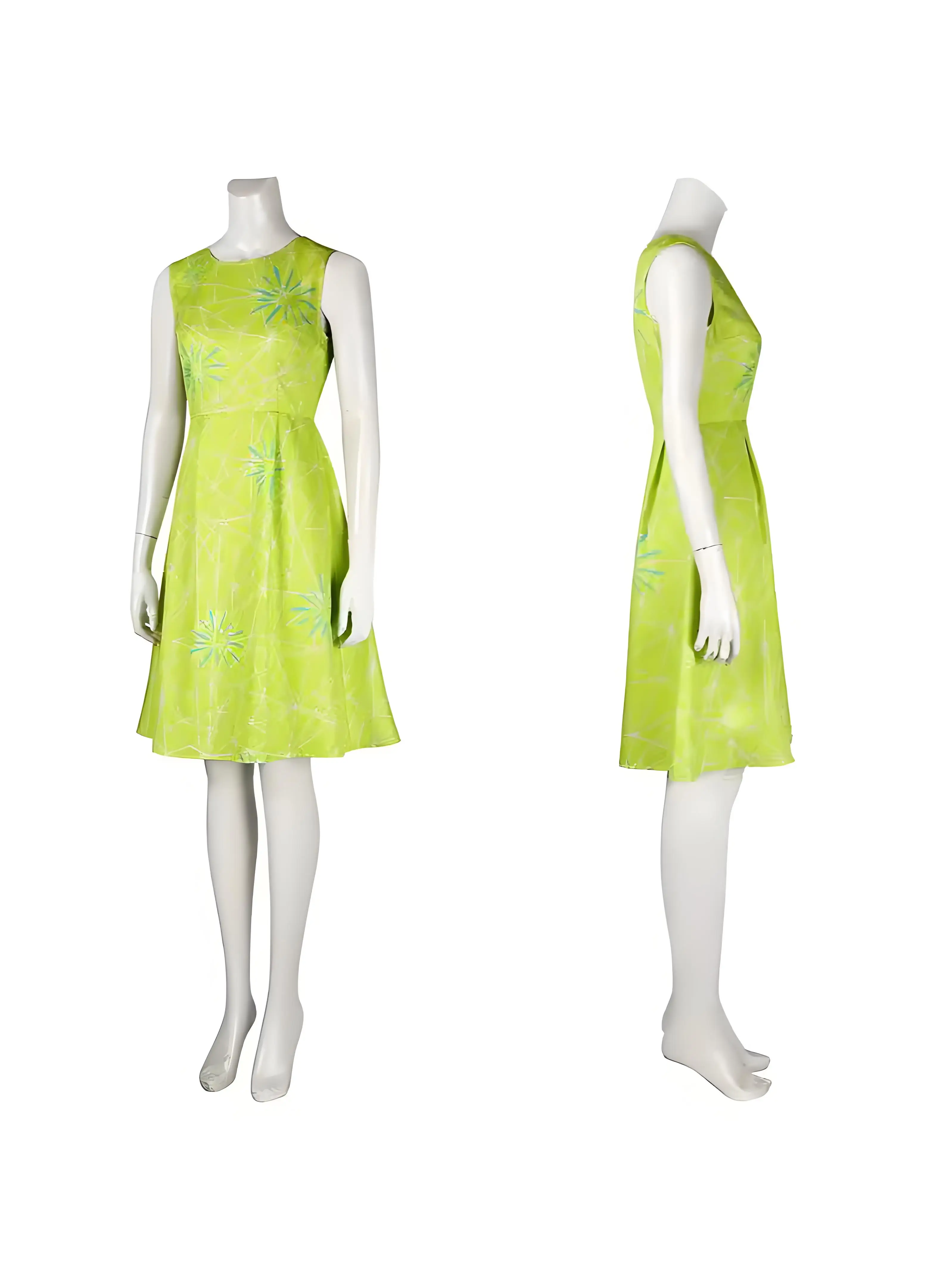 Inside Out 2 Joy Dress & Mask Cosplay Set – Adults & Kids Performance Costume