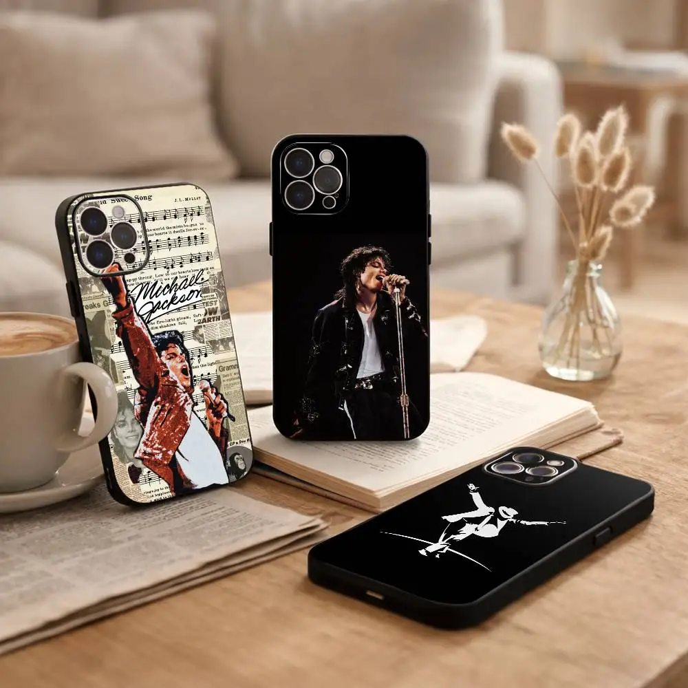 

Michael Jackson Phone Case For iPhone17,16,15,14,13,12,Plus,Pro Max, 5G Others Soft Black Cover