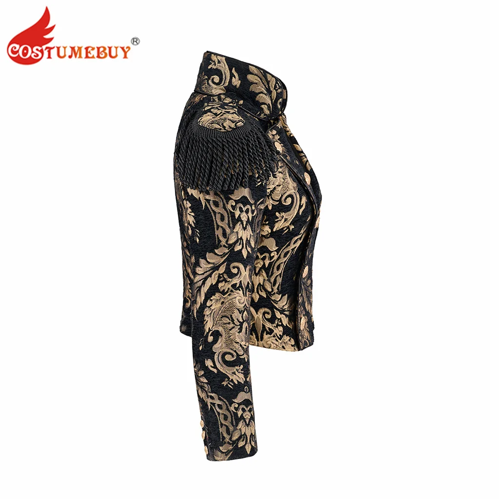 

Женская куртка в стиле стимпанк в стиле Ренессанс, средневековое пальто джерси, винтажная одежда в стиле панк с длинными рукавами, пальто в викторианском стиле, топы