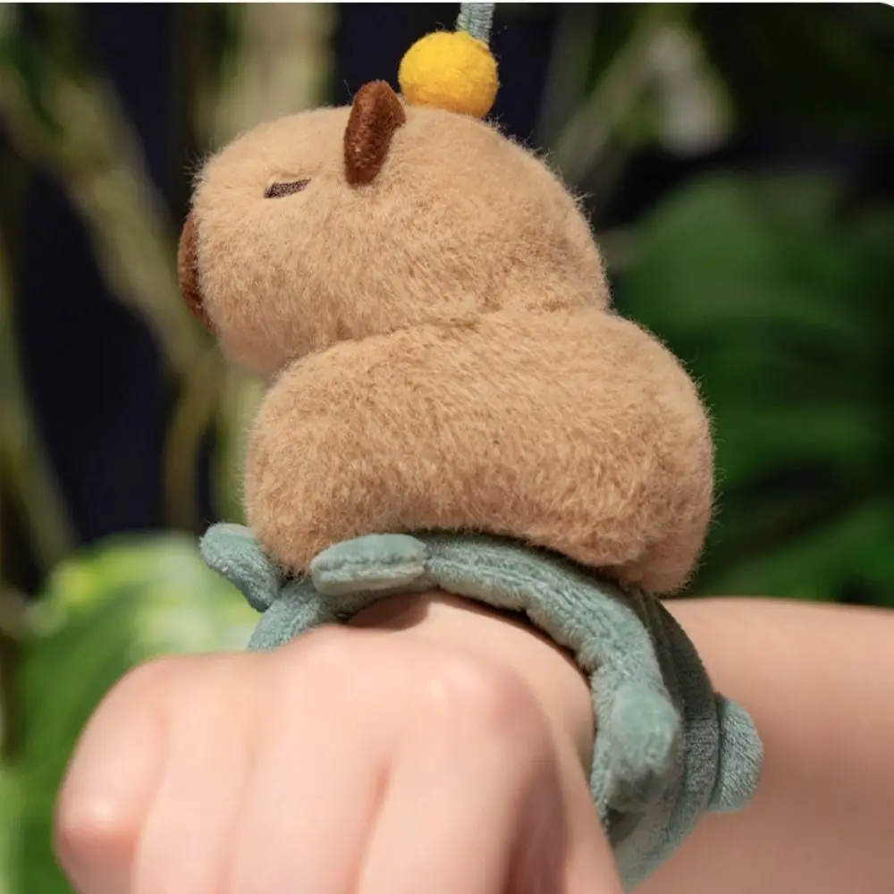 Cat Slap Bracelet Series Wrist Style Simulation Plush Doll Slap Bracelet 25cm Cute Doll Capybara Plush Wrist Band Christmas Toy