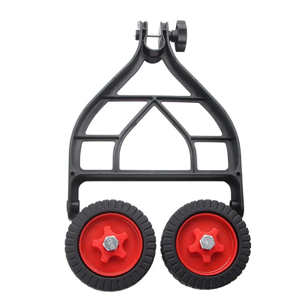 Adjustable String Trimmer Support Wheel Auxiliary Straight Roller For Grass Cutter Mower Attachment Garden Lawn Care Tool Black