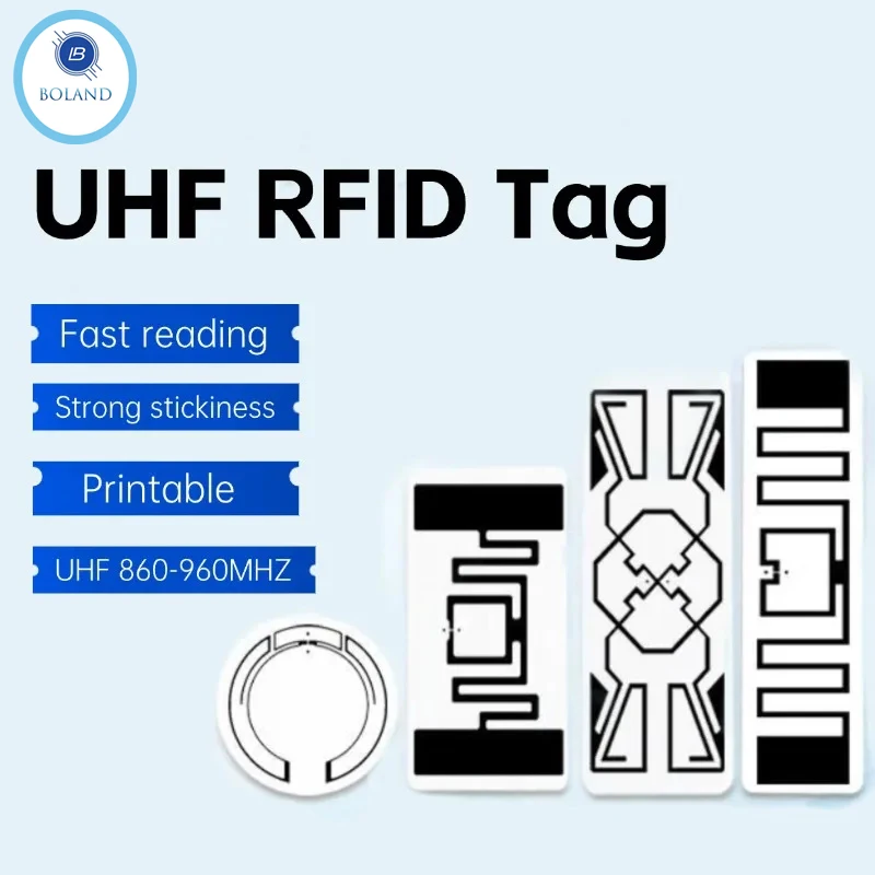 UHF RFID Tag U89 Chip Passive 915MHz 6C Protocol for Apparel Labels Parking Library Warehouse Management