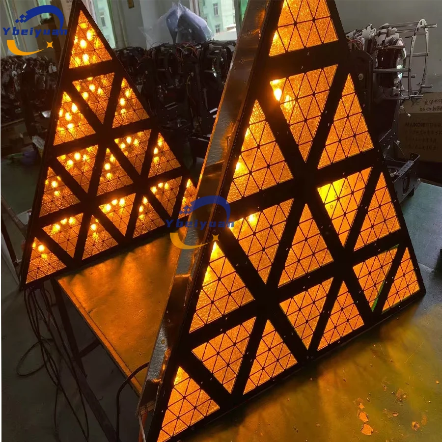 Disco RGB stage retro light LED triangle retro matrix light DJ party wedding bar club strobe lighting effect