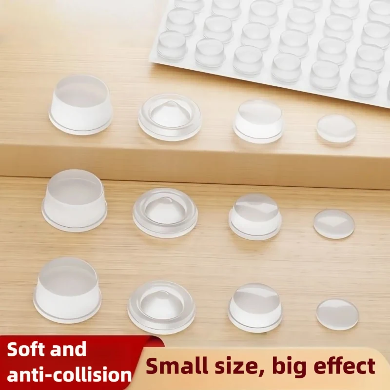 Multi Use Rubber Buffer Cushion Bumper Pads Anti Collision Silicone Protectors for Door Cabinet Drawer Toilet