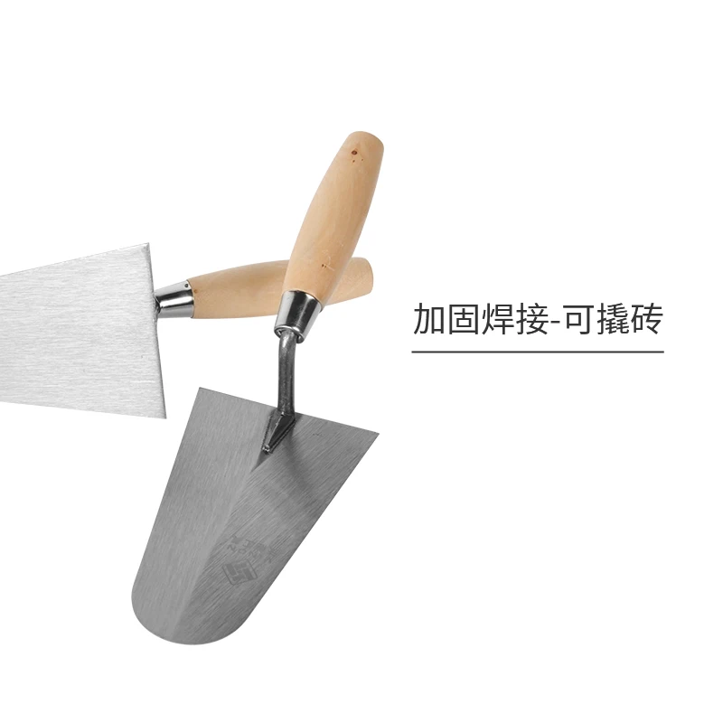 160/180mm Carbon Steel Gauging Trowel Plaster Knife with Wood Handle for Hand Tools Bricklaying Trowel