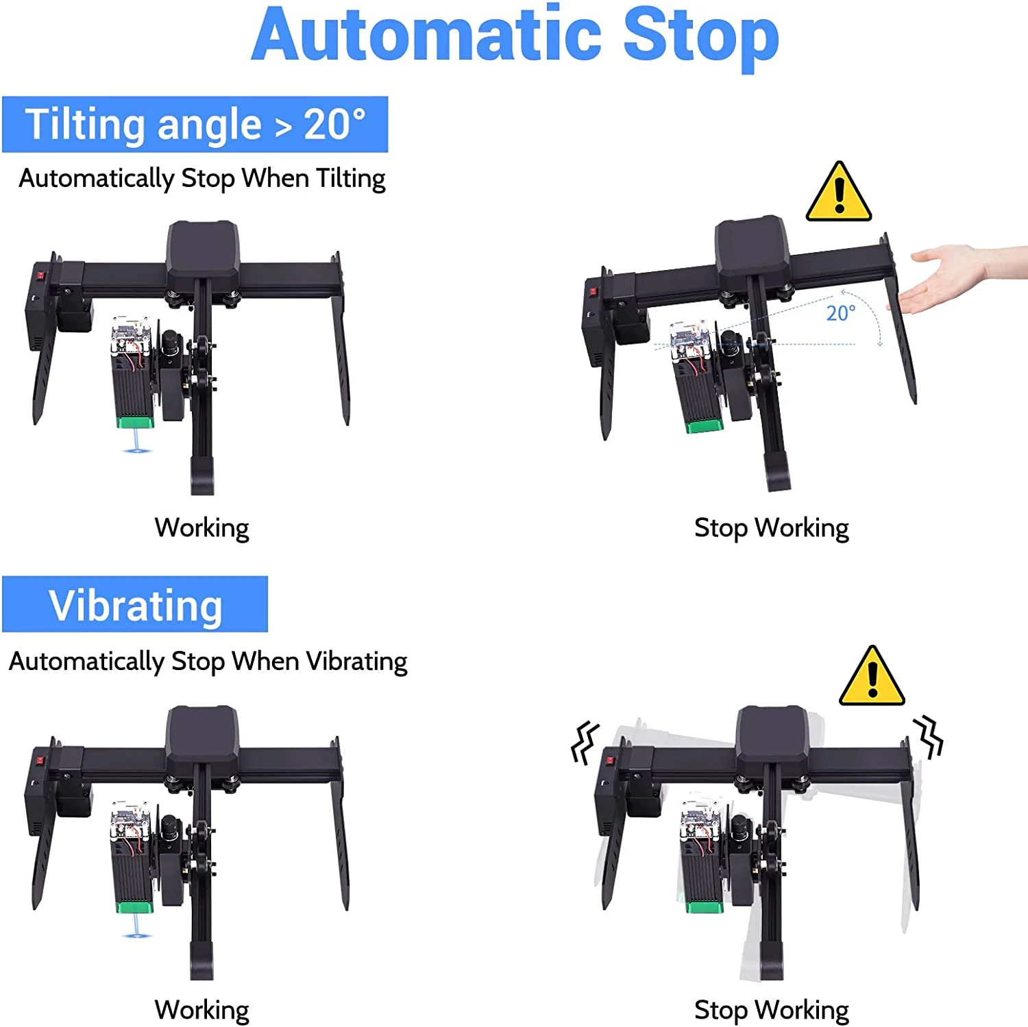 Лазерный гравер для резака Carver DIY логотип маркер принтер поддержка Windows Mac IOS Android