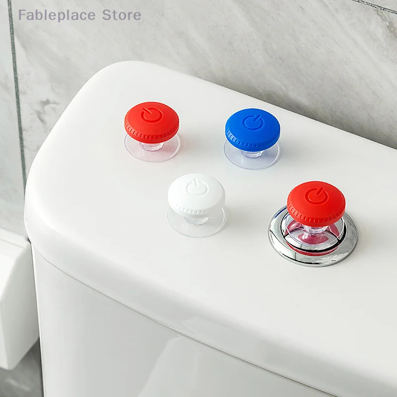 Heart-Shaped Toilet Press Button Handle for Bathroom Use