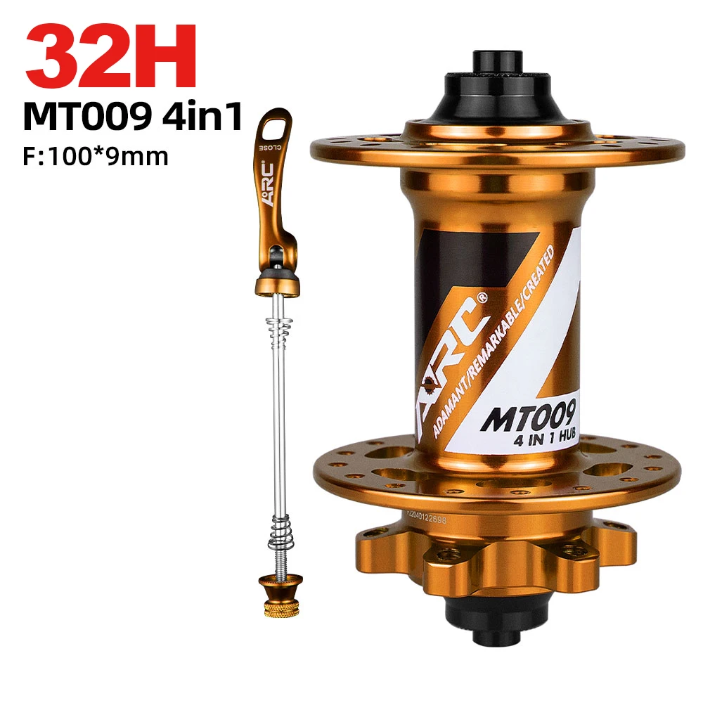 New ARC MT009 BOOST 4 IN 1 Front Bicycle Hub Mountain MTB Bike Hub
