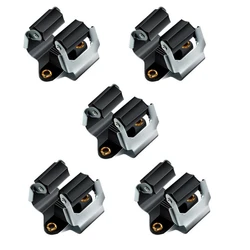 5PCs Mop Broom Holder Wall Mounted Garden Storage Clips Rack with Screws Handle Hanging Tools for Home Kitchen Bathroom
