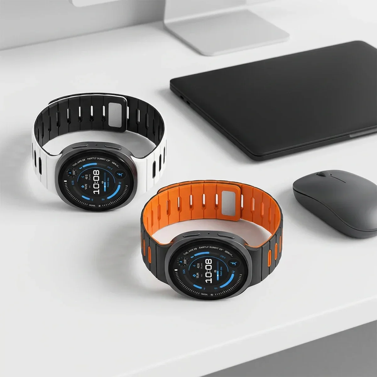 Silikonarmband für Samsung Galaxy Watch 9/8/8Classic 40mm 44mm 46mm Sport Magnetband für Galaxy Watch Ultra 2 7 2025 Armband – Detail 5