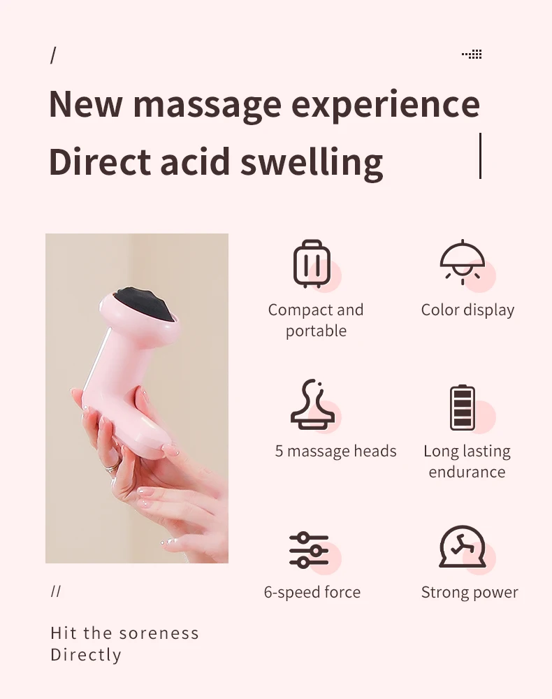 2025 Elektrisches Körpermassagegerät für Nacken, Rücken, Schulter, Körperformungsmaschine, kabelloses Hand-Cellulite-Massagegerät, Schönheitswerkzeug – Detail 2