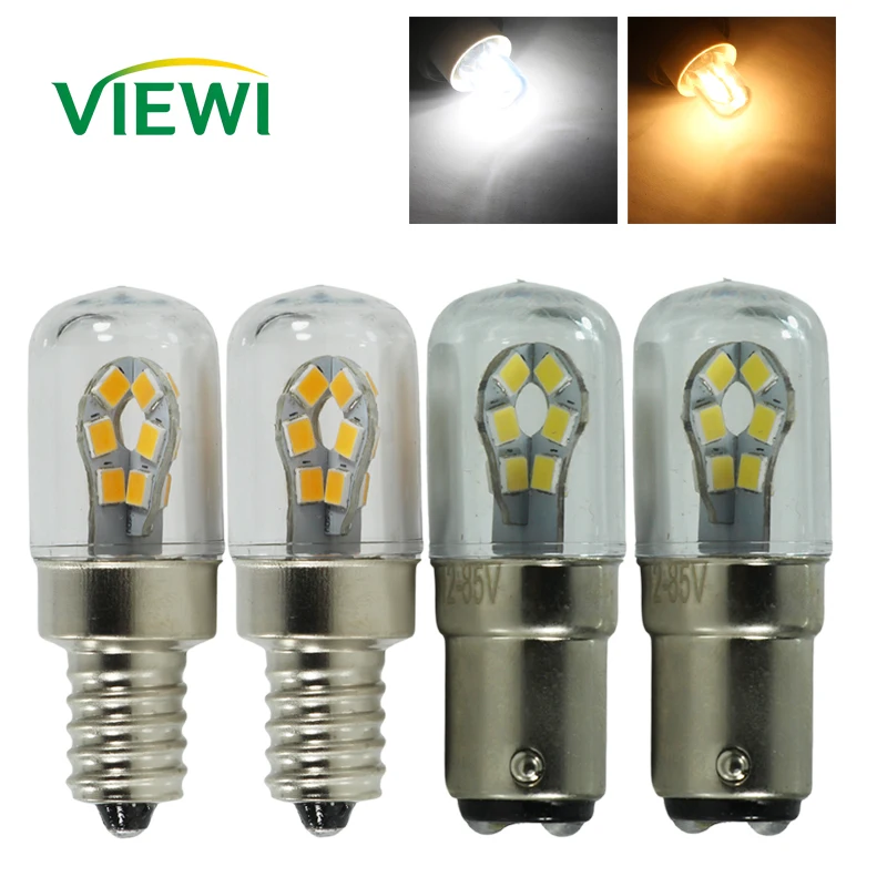 Lampadine LED Corn Light B15 B15D E14 110v 220V 12V 24V 3W Mini Spotlight for Refrigerator Sewing Lamp 12 24 Volt Indoor Bulb