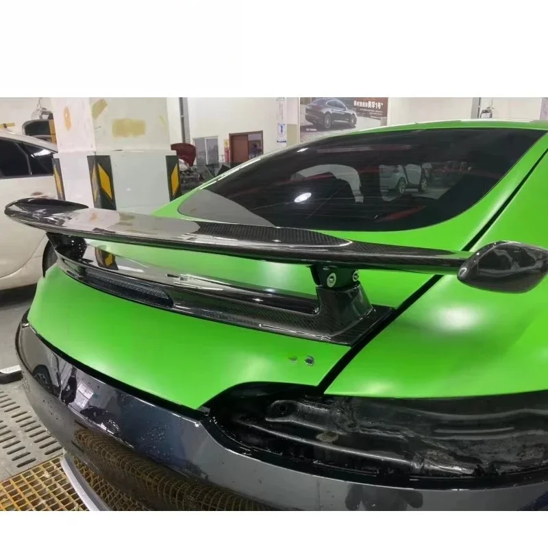 rear wing with Light Emitting Diode for Coupe Type OE dry carbon fiber rear spoiler with Light Emitting Diode trunk spoiler