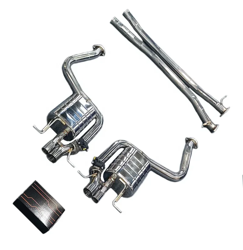 High Quality Catback Exhaust Pipes for Mercedes-benz S63 S63L S600 Amg W222 5.5t Ss304 Escape Valvetronic Exhaust Pipe Muffler