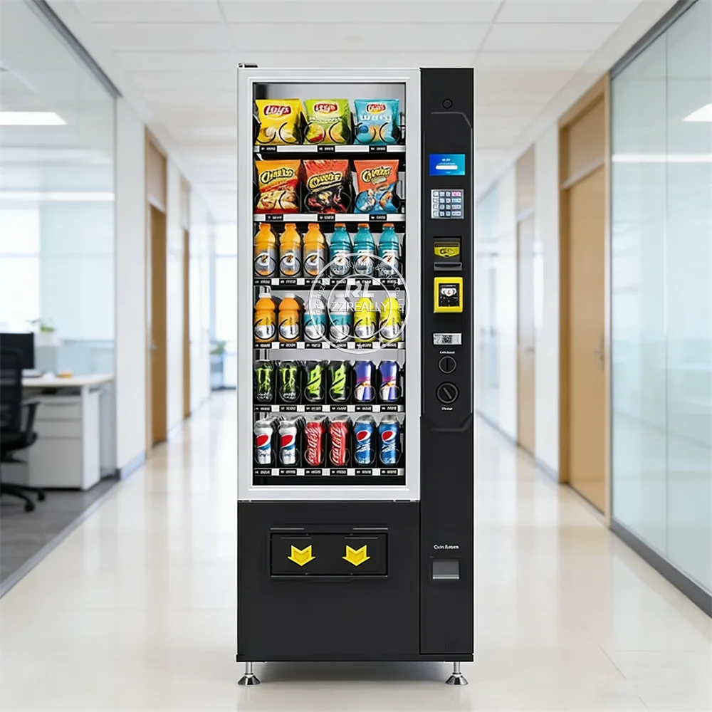 

Smart Combo Beverage Snack Vending Machine Automatic Drink Snack Self Service Retail Vending System Machine