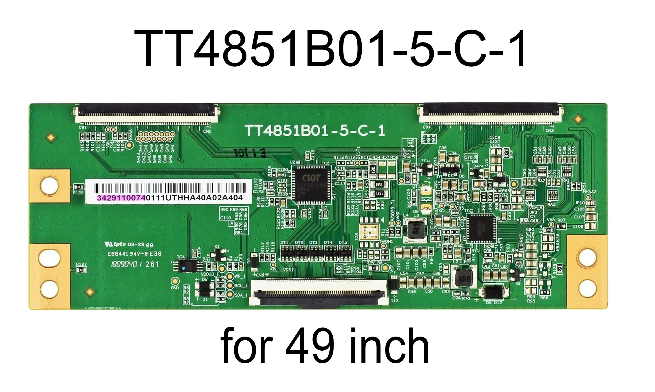 لوحة T-con لأجزاء التلفزيون ، لوحة المنطق الأصلية ، 49S325 ، LED49S6500 ، 49XT530 ، PTV49E68 ، 3429hair074 ، 8529.90.06.00