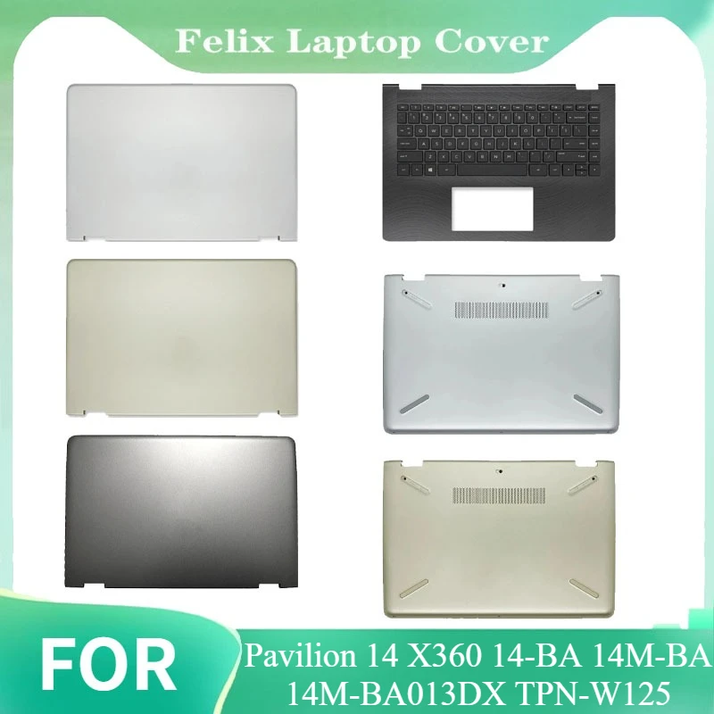 

New Laptop LCD Back Cover 924270 924272 924269 924273-001 Bottom Cover For Pavilion 14 X360 14-BA 14M-BA 14M-BA013DX TPN-W125