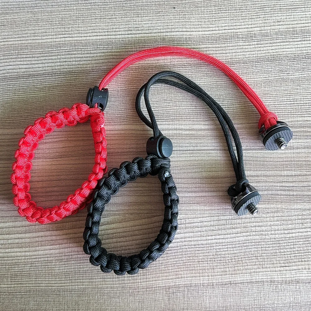 Hand Wrist Strap for DJI Osmo360 Pocket 3 GoPro Insta360 X5 x4 Camera Accessory-Anti-lost Rope Strap Lanyard w' 1/4" Screw Mount