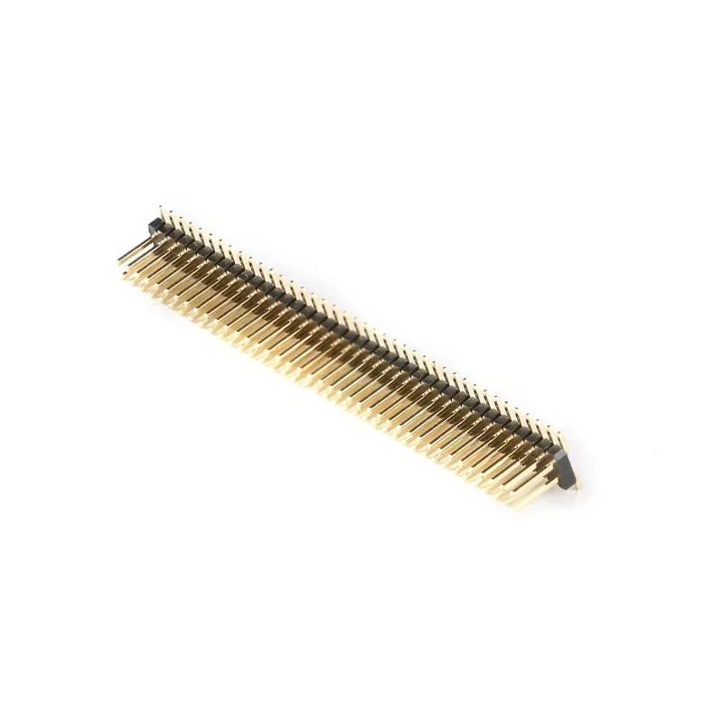 10pcs Smd Smt 1.27mm 2.0mm 2.54mm Double Row Male Pin Header Strip Connector 2*2/3/4/5/6/7/8/9/10/11/12/20p-40/ Pin