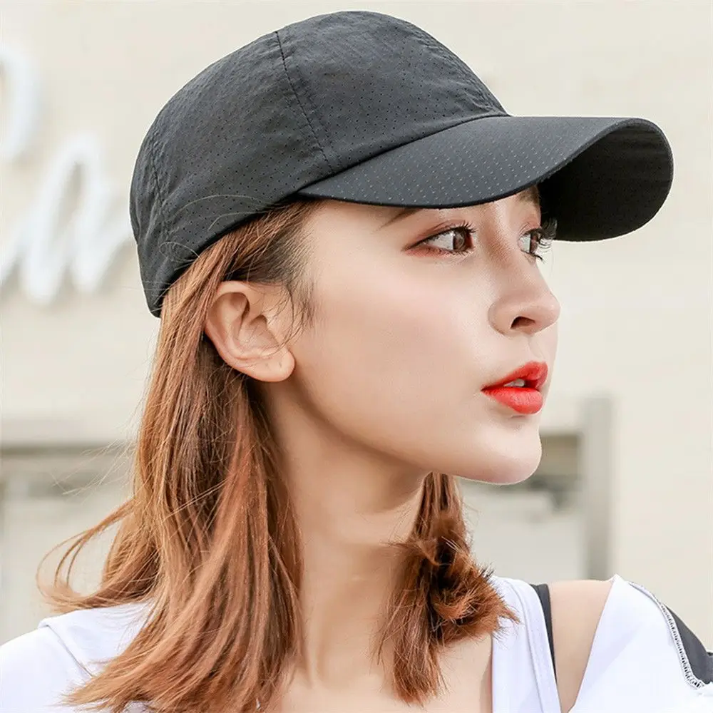 Breathable Quick Dry Baseball Cap Mesh Sun Hat Golf Tennis Cap For Outdoor Sports Running Hiking Camping For Men Women