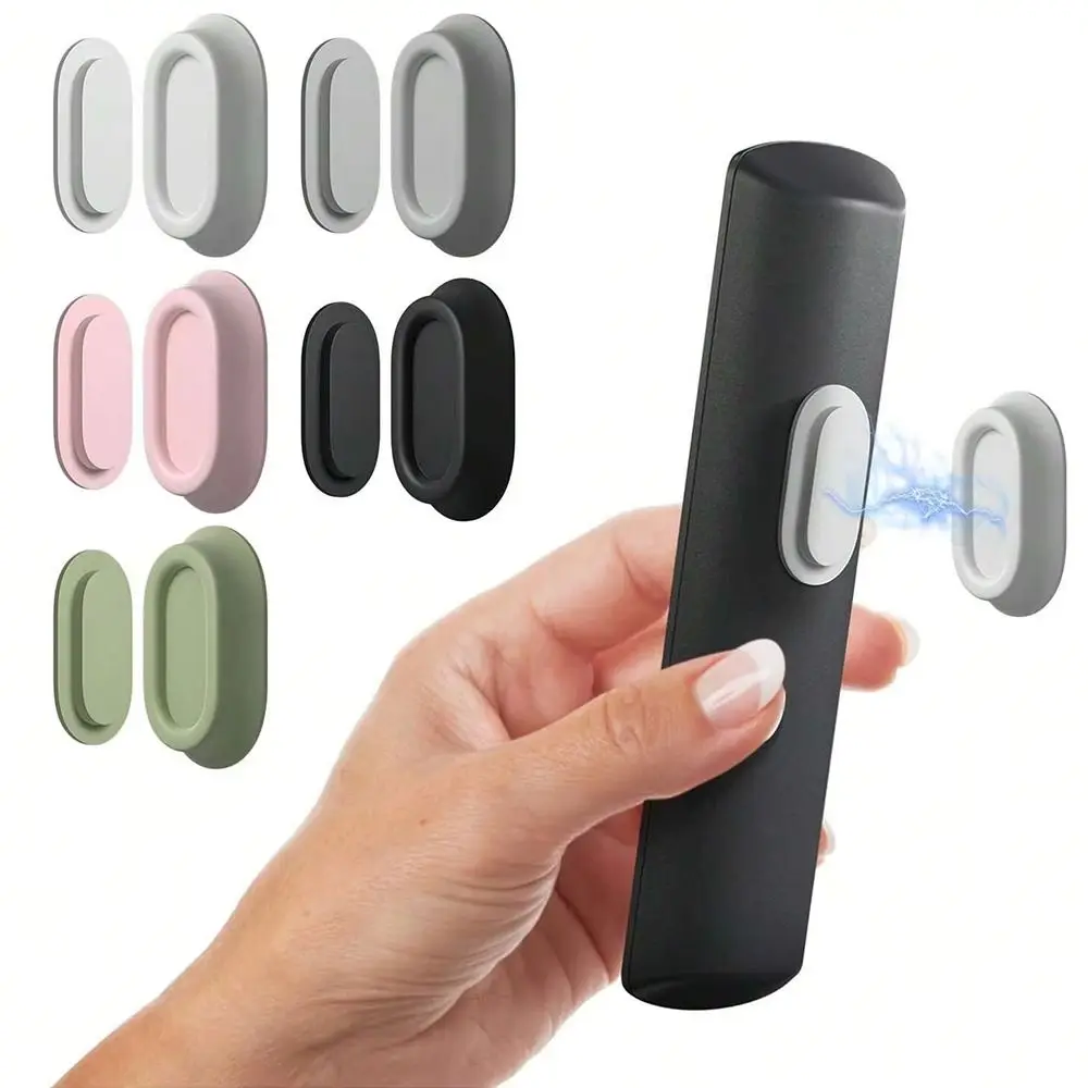 

New Wall-mounted Magnetic Control Holder Silicone Self-Adhesive Remote Control Organizers Traceless Magnetic Sticker Hook