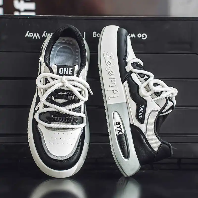 

Big Sole Synthetic Leather Traners Basketball Run Shoes For Men Sneakers Yellow Sports All Brand Lofer Luxury Brand